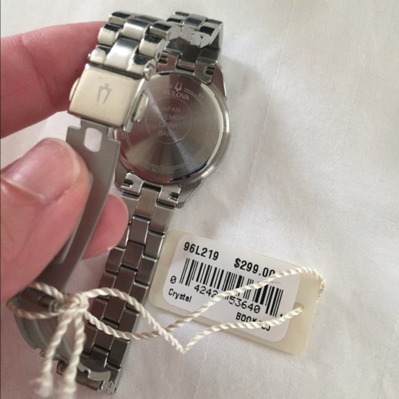 Bulova silver watch main image 8